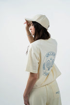 T-shirt Crème Padel