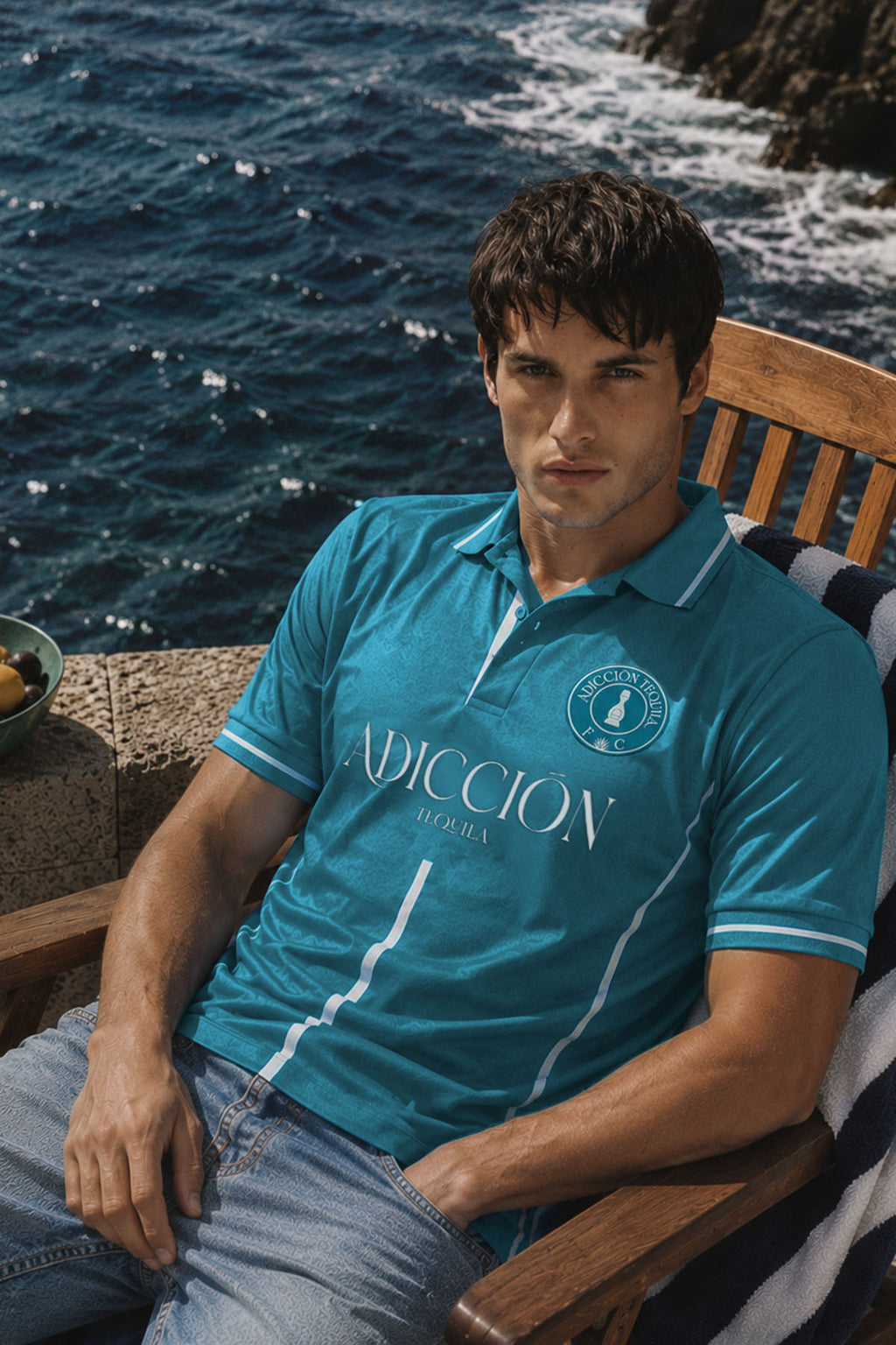 Maillot de Football Reposado bleu