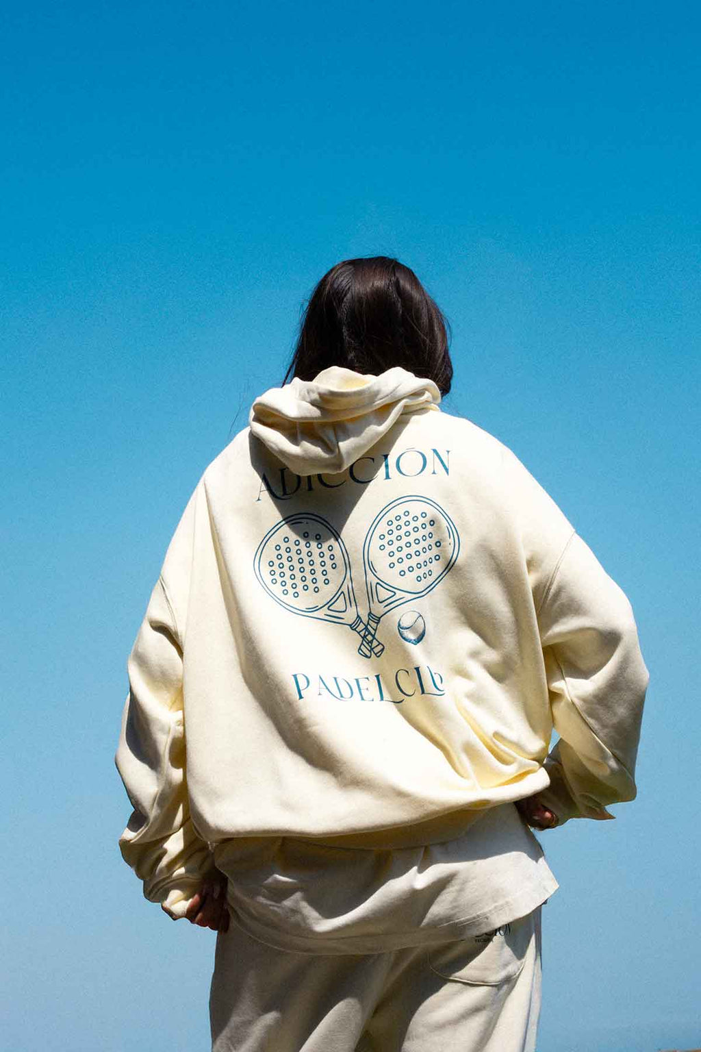 Sweat à capuche crème Reposado