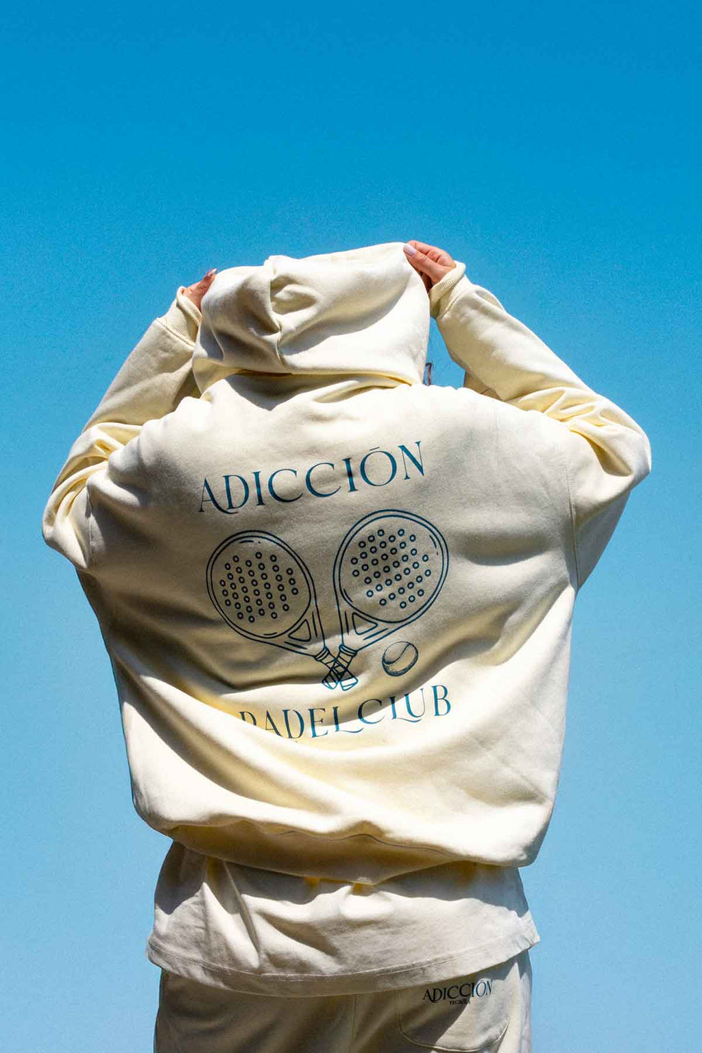 Sweat à capuche crème Reposado