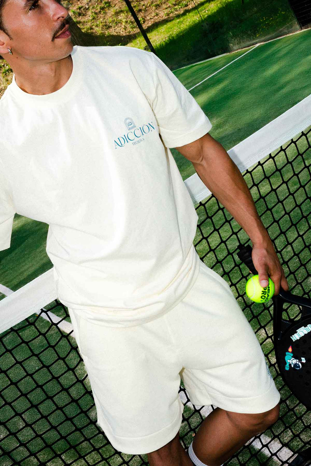 T-shirt Crème Padel