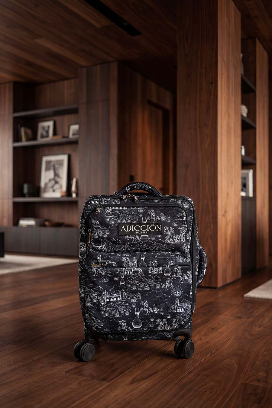 Valise toile de Jouy Adicciōn